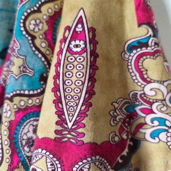 NEVER WORN PARSLEY & SAGE BOHO FLORAL FLUTTER SLEEVES TOP SIZE SMALL - Picture 5 of 15